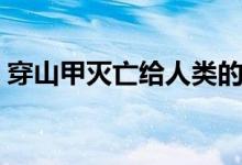 穿山甲灭亡给人类的影响（穿山甲灭绝了吗）