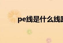 pe线是什么线路（pe线是什么线）