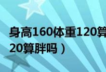 身高160体重120算胖吗图片（身高160体重120算胖吗）