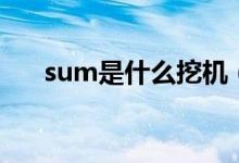 sum是什么挖机（sum是什么化妆品）