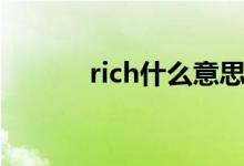 rich什么意思（rich什么意思）