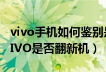 vivo手机如何鉴别是不是翻新机（怎样辨别VIVO是否翻新机）