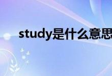 study是什么意思（study是什么意思）