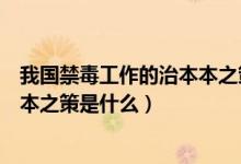 我国禁毒工作的治本本之策是什么（我国禁毒的基本知识治本之策是什么）