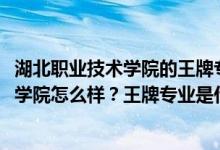 湖北职业技术学院的王牌专业是什么（2022年湖北职业技术学院怎么样？王牌专业是什么）