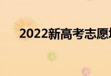 2022新高考志愿填报规则（如何填报）