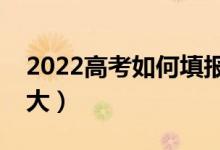 2022高考如何填报志愿（怎样报考录取几率大）