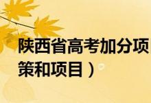 陕西省高考加分项目（2022陕西高考加分政策和项目）