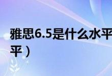 雅思6.5是什么水平的成绩（雅思6.5是什么水平）