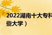 2022湖南十大专科学校排名（高职可以考哪些大学）