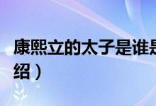 康熙立的太子是谁是几阿哥（康熙立的太子介绍）