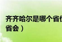 齐齐哈尔是哪个省份的（齐齐哈尔是哪个省的省会）