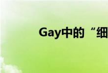 Gay中的“细牛”是什么意思？