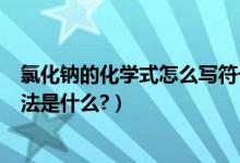 氯化钠的化学式怎么写符号要写吗（氯化钠的化学式正确写法是什么?）