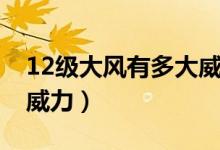 12级大风有多大威力视频（12级大风有多大威力）