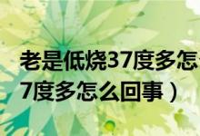 老是低烧37度多怎么回事一周了（老是低烧37度多怎么回事）