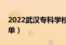 2022武汉专科学校有哪些（最新高职院校名单）