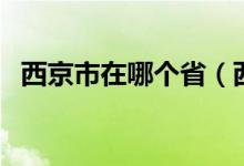 西京市在哪个省（西京市属于哪里哪个省）