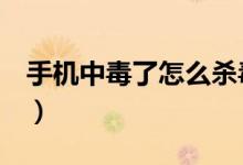 手机中毒了怎么杀毒（下面3个步骤帮你解决）