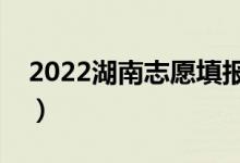 2022湖南志愿填报表样本（填报技巧是什么）