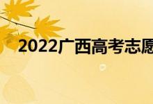 2022广西高考志愿表样本（该如何填写）