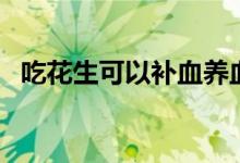 吃花生可以补血养血（吃花生可以减肥吗）