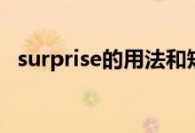 surprise的用法和短语（surprise的用法）