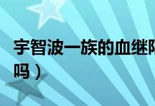 宇智波一族的血继限界（波风一族有血继限界吗）