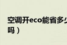 空调开eco能省多少电（空调打开eco能省电吗）