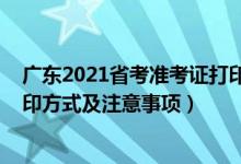 广东2021省考准考证打印方法（广东省2022高考准考证打印方式及注意事项）