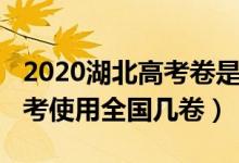 2020湖北高考卷是全国几卷（2022年湖北高考使用全国几卷）