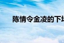 陈情令金凌的下场（陈情令金凌结局）