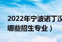 2022年宁波诺丁汉大学招生计划及人数（有哪些招生专业）