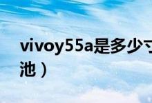 vivoy55a是多少寸的（vivoY55A是多大电池）