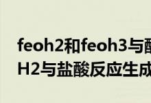 feoh2和feoh3与酸反应的离子方程式（FEoH2与盐酸反应生成什么）