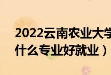 2022云南农业大学适合女生的专业有哪些（什么专业好就业）