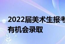 2022届美术生报考西安美术学院需要多少分有机会录取