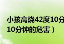 小孩高烧42度10分钟的危害（宝宝高烧42度10分钟的危害）