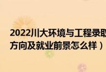 2022川大环境与工程录取分数线（2022环境设计专业就业方向及就业前景怎么样）