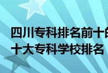 四川专科排名前十的学校2021（2022年四川十大专科学校排名）