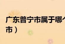 广东普宁市属于哪个区（广东普宁市属于哪个市）