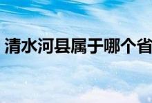 清水河县属于哪个省（清水河县属于哪个市）