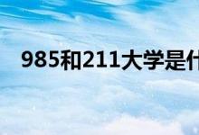 985和211大学是什么意思（有什么区别）