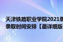 天津铁路职业学院2021录取分数线（2021天津高考各批次录取时间安排【最详细版】）