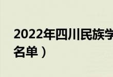 2022年四川民族学院有哪些专业（开设专业名单）