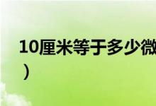 10厘米等于多少微米（10厘米等于多少米啊）