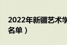 2022年新疆艺术学院有哪些专业（开设专业名单）