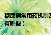 糖尿病常用药机制及代表药物（糖尿病常用药有哪些）