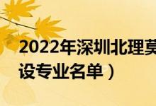 2022年深圳北理莫斯科大学有哪些专业（开设专业名单）