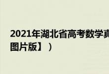 2021年湖北省高考数学真题（2022年湖北高考数学试题【图片版】）